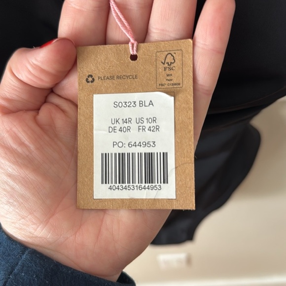 Boden Twist Classic Swimsuit, Black Size US 10 - Picture 4 of 7